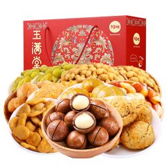 百草味 外婆的灶台坚果礼盒 1360g